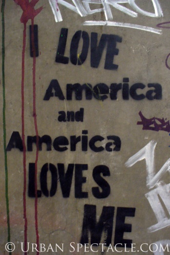 Street Art of London (I Love America) 8.18.08